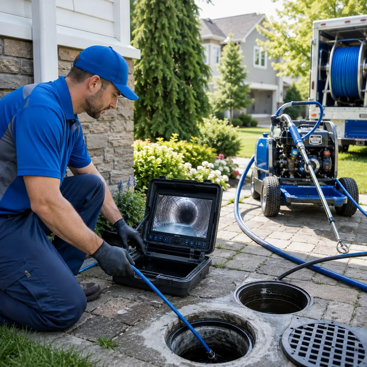 Outdoor drain cleaning professionals serving Armbrust, PA